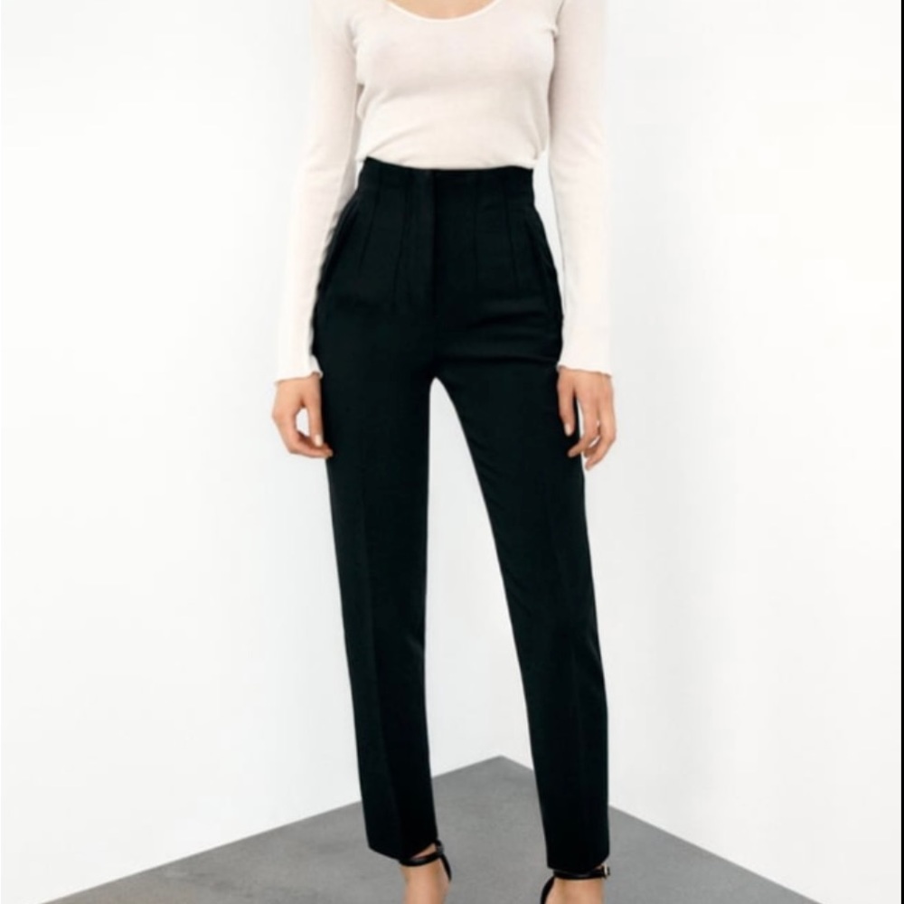 Zara high rise pants